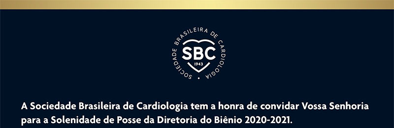Solenidade de Posse da Diretoria da SBC Biênio 2020-2021