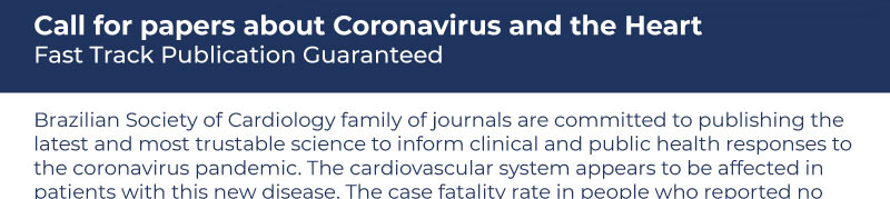 Fast Track ABC Cardiol e IJCS Coronavírus