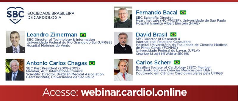 SBC Webinar 31/05/2020  (14h - horário de Brasília)  - COVID-19: What We Have Learned and Experienced